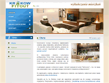 Tablet Screenshot of krakowfitout.com